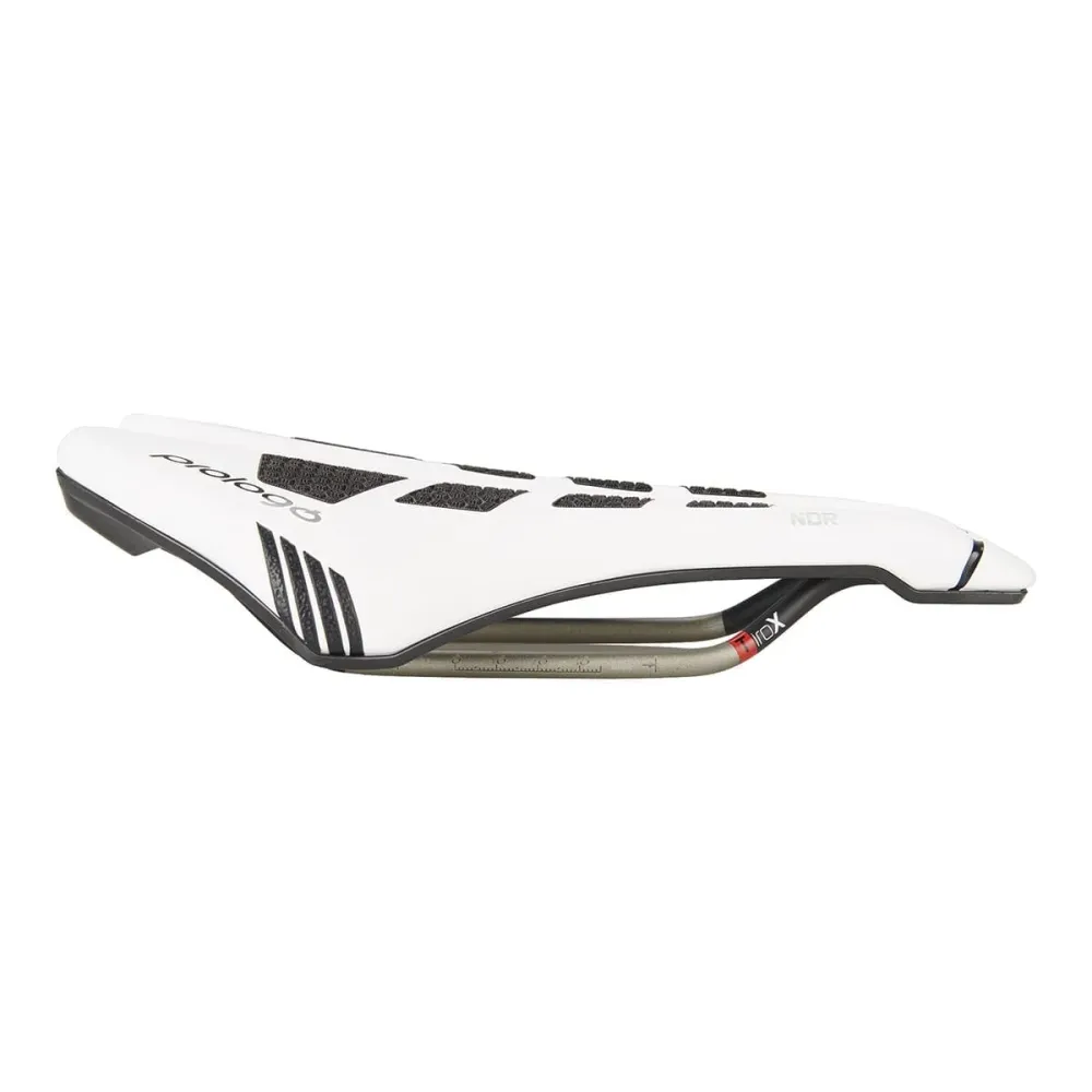 Zadel PROLOGO MAAT NDR CPC Rails TiroX Wit