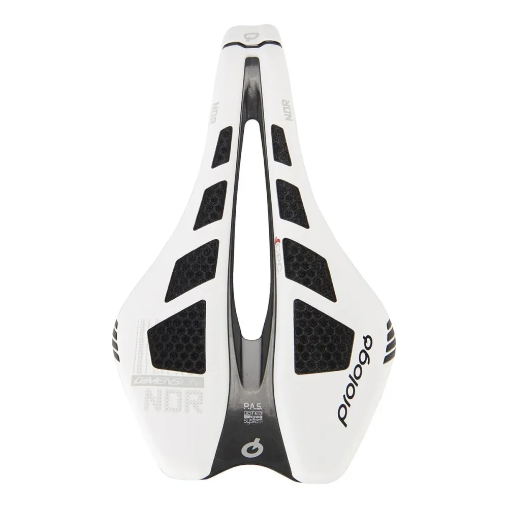 Zadel PROLOGO MAAT NDR CPC Rails TiroX Wit