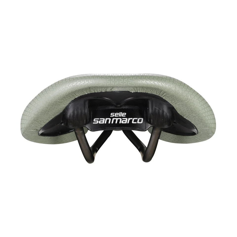 Zadel SAN MARCO ALLROAD SUPERCONFORT OPEN-FIT RACING L3 Breedte 146mm Stalen rails Xsilite Zaaggroen