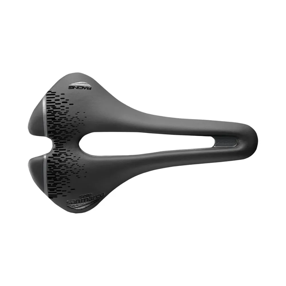 Zadel SAN MARCO ASPIDE SHORT OPEN-FIT RACING S3 Breedte 139mm Stalen rails Xsilite Zwart