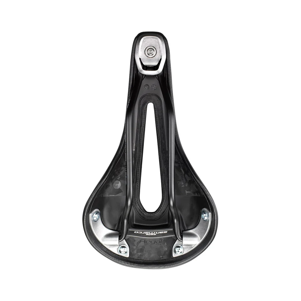Zadel SAN MARCO REGAL SHORT OPEN-FIT DYNAMIC S2 Breedte 140mm Rails Mangaan