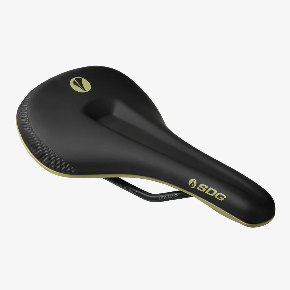 Zadel SDG BEL-AIR V3 MAX Lux-Alloy Rails Zwart/Groen