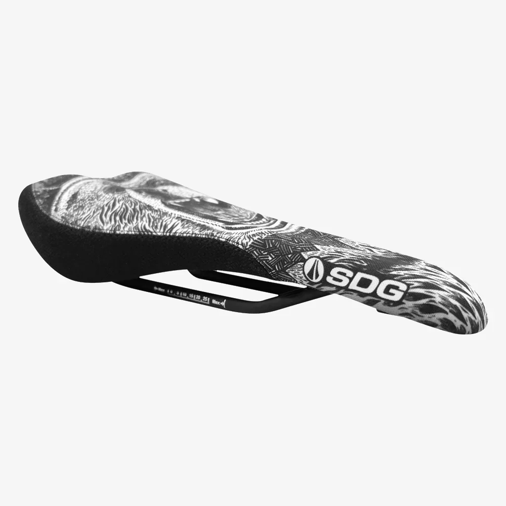 Zadel SDG OSO RADAR MTN Rails Lux-Alloy Zwart/Wit