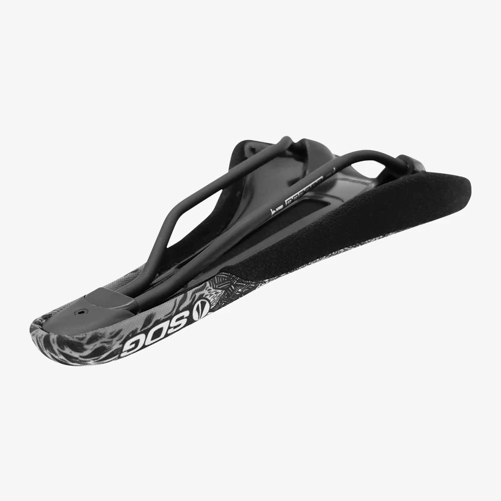 Zadel SDG OSO RADAR MTN Rails Lux-Alloy Zwart/Wit