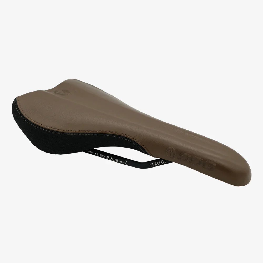 Zadel SDG RADAR MTN Rails Titanium-Aluminium Bruin/Zwart