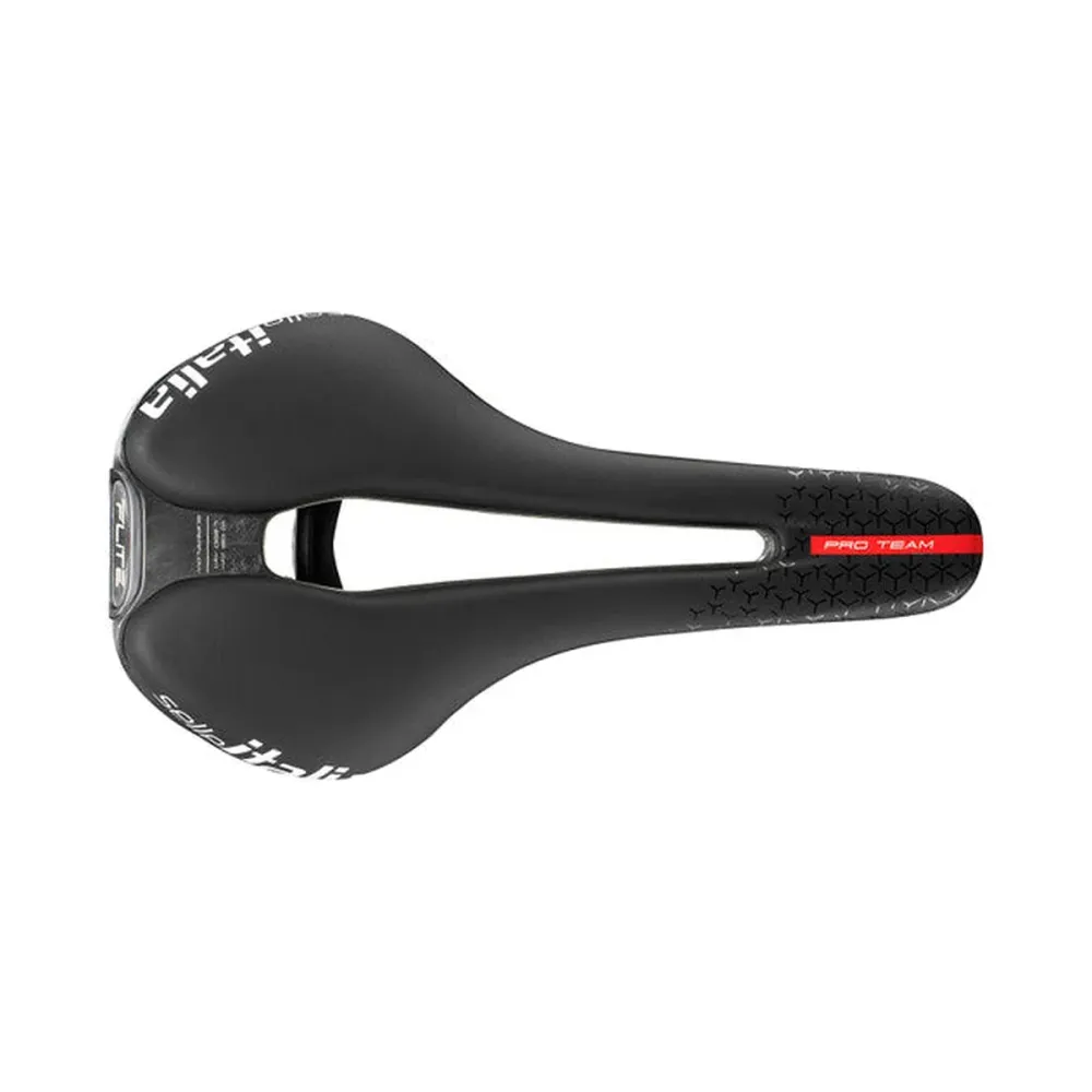 Zadel SELLE ITALIA FLITE BOOST SUPERFLOW PRO TEAM 6.1 L Carbon Rails Zwart
