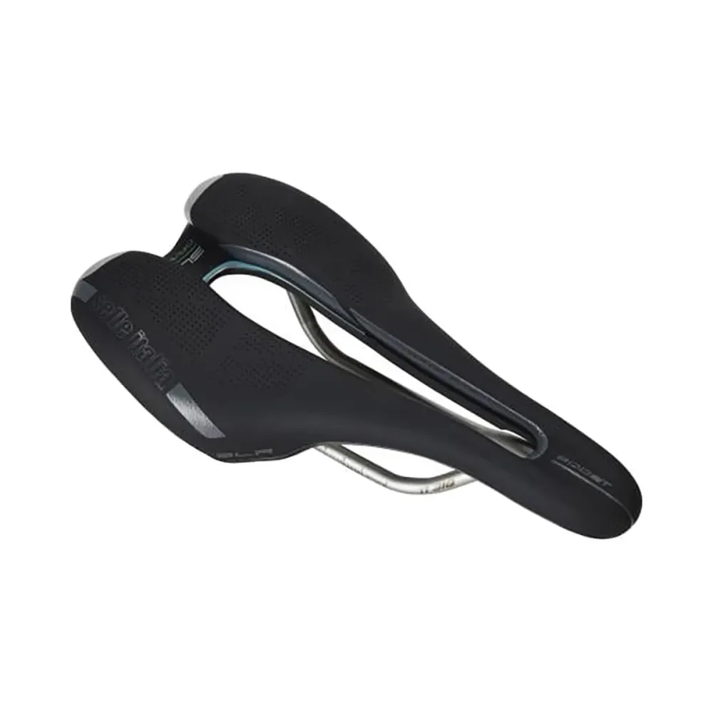 Zadel SELLE ITALIA SLR BOOST GRAVEL SUPERFLOW L Rails Ti316 Zwart