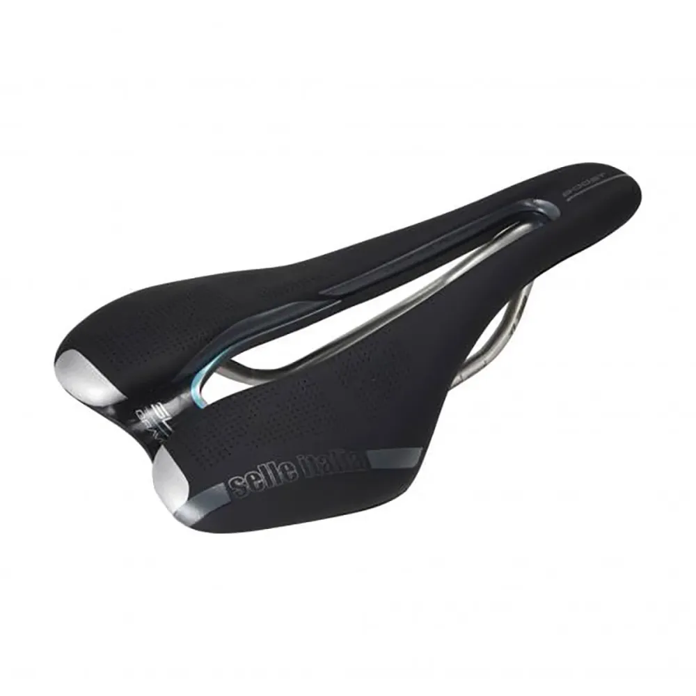 Zadel SELLE ITALIA SLR BOOST GRAVEL SUPERFLOW L Rails Ti316 Zwart