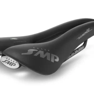 Zadel SMP WELL Breedte 144mm Carbon Rails Zwart