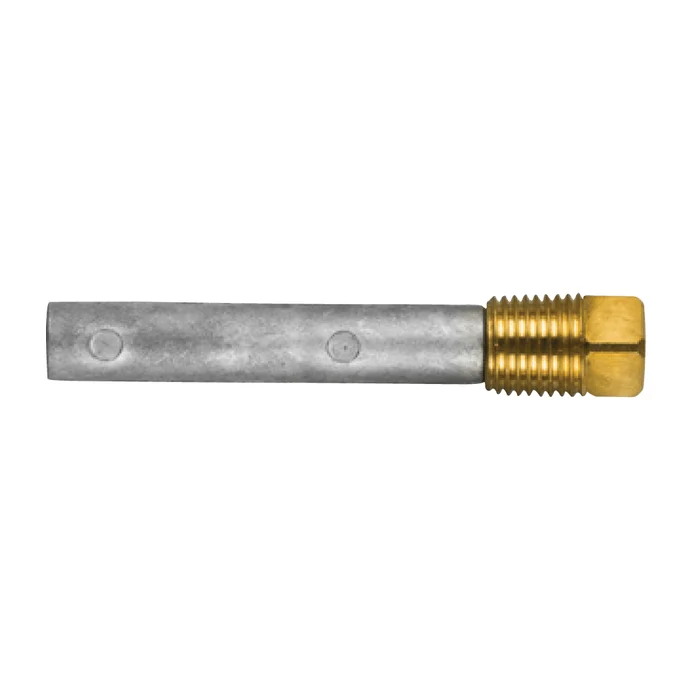 Zink Anode Caterpillar, Motor, Pencil Anode Compleet met Messing Plug Th.1 / 4''bbt