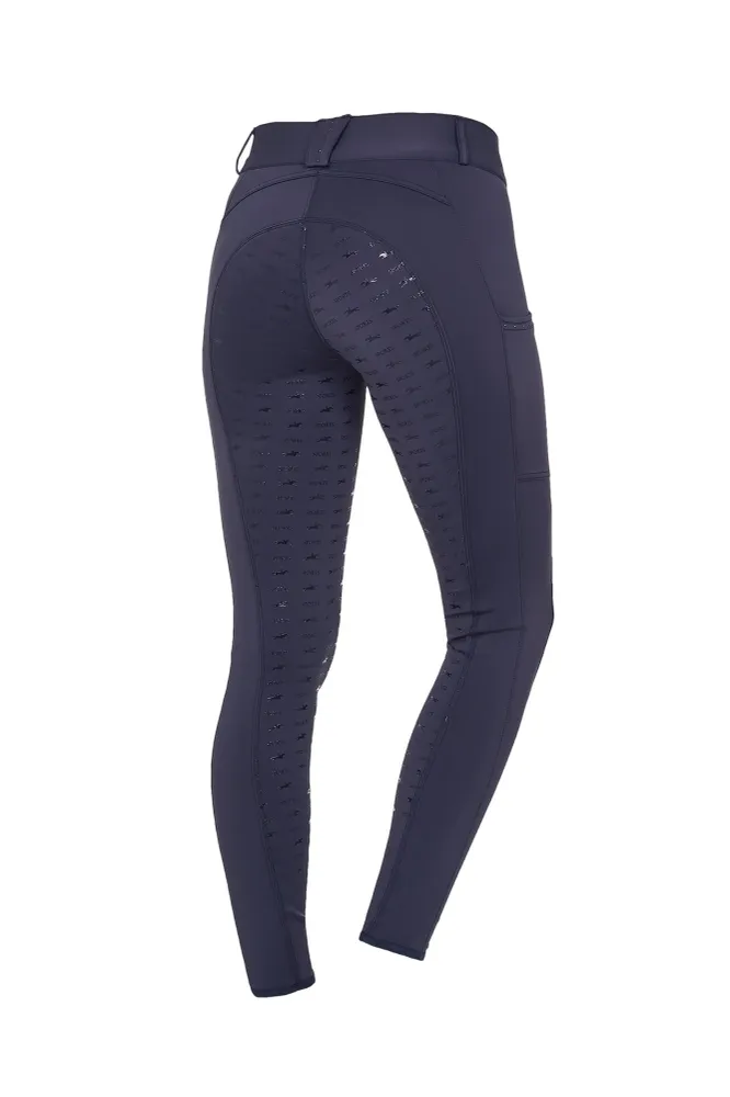 Carla Women's Fullseat Riding Breeches dark zeeblauw 14