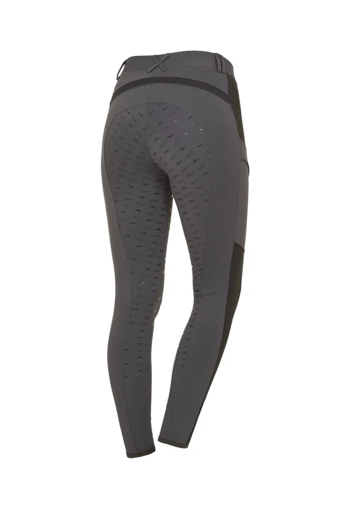 Comfy Women's Fullseat Riding Tights asphalt 14 met anti-diefstal functie
