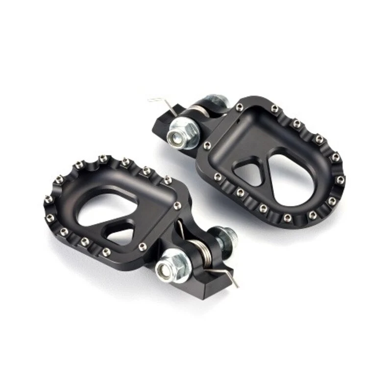 Estriberas Off Road trial negro todas las marcas set van 4 stuks