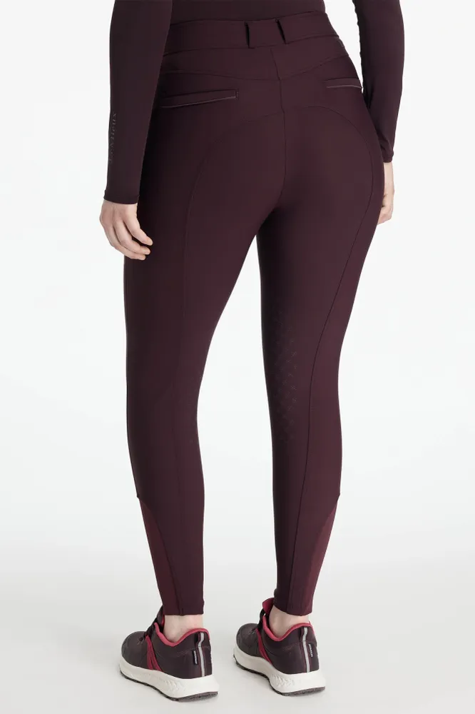Isabelle Women´s Full Seat Breeches Damson 10 voor specifieke modeljaren