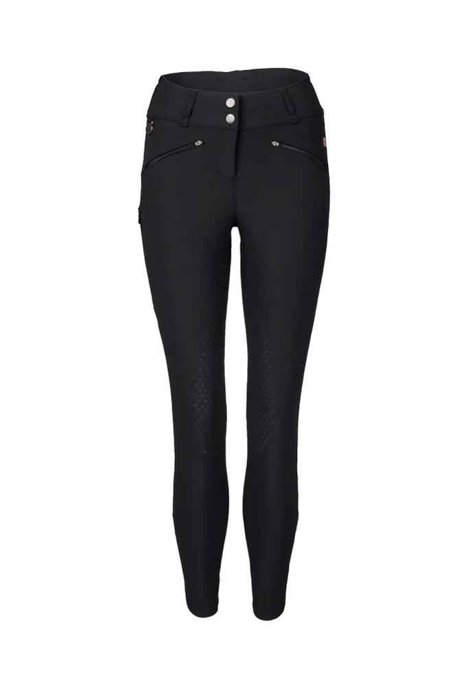 Katie Ladies' Full Seat Breeches Koolzwart 6
