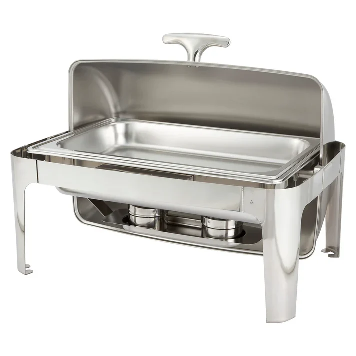 Madison Full Size Roll Top Chafer - 8QT met sleutelloze beveiliging