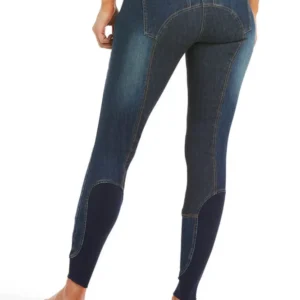 Wiel Halo Denim Women´s Full Seat Breeches Dark Blauw 8