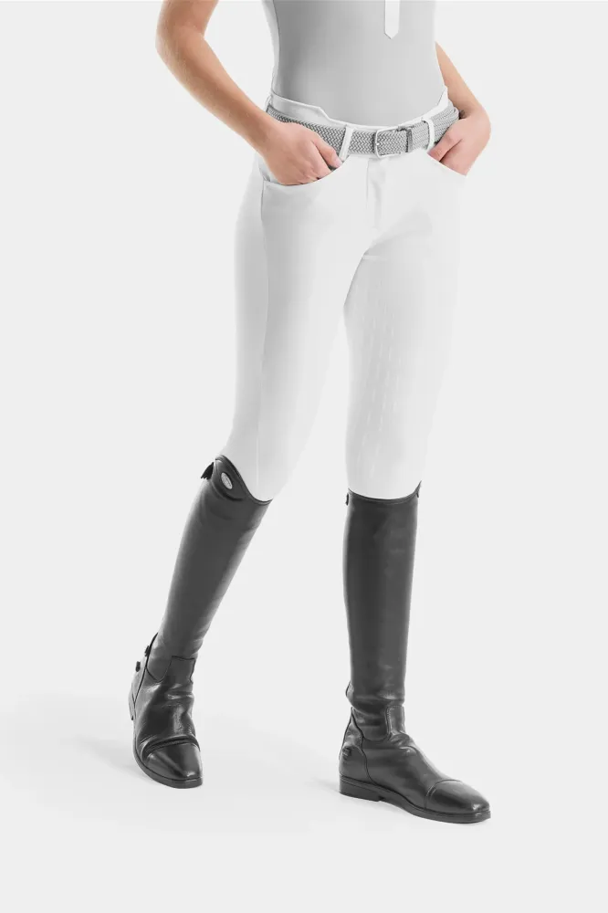X-Grip Women's Full Seat Breeches Sneeuwwit S