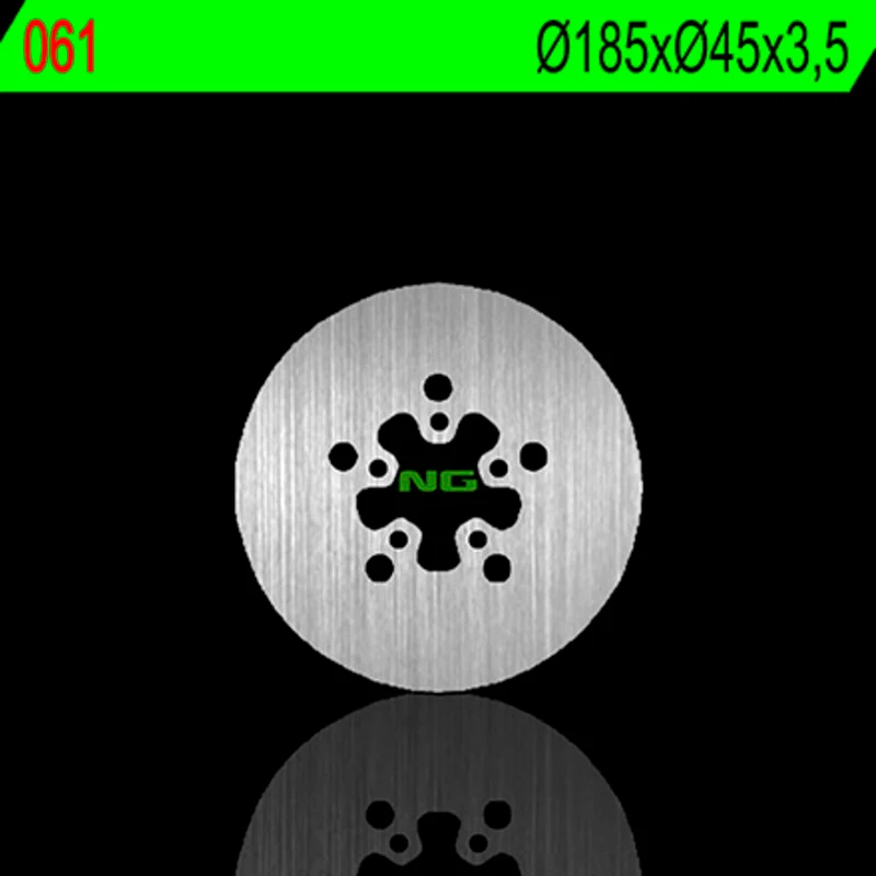 Disco de freno NG 061 Ø185 x Ø45 x 3.5 met 4 verschillende adapters