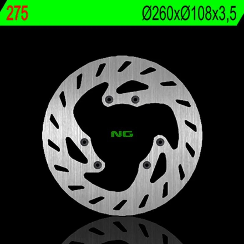 Disco de freno NG 275 Ø260 x Ø108 x 3.5