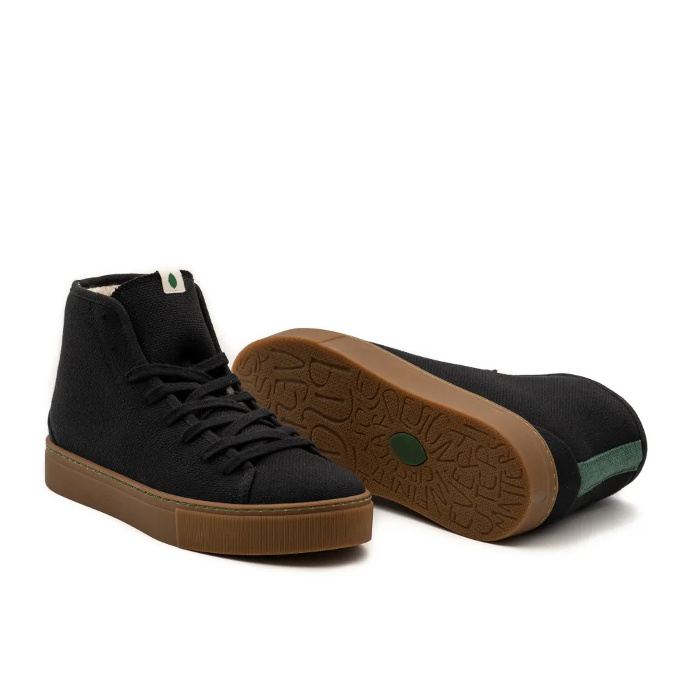 Vegan winter bootie koolzwart PLA001 36