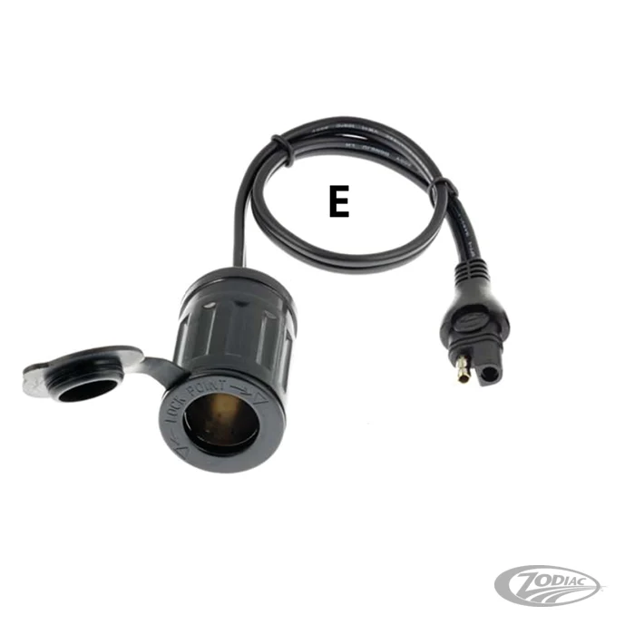 Optimate SAE-Female auto socket Harley-Davidson compatibel met Ford Focus MK3