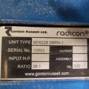 Professionele 28:1 Ratio Gear Reducer M09228.0BRN-1