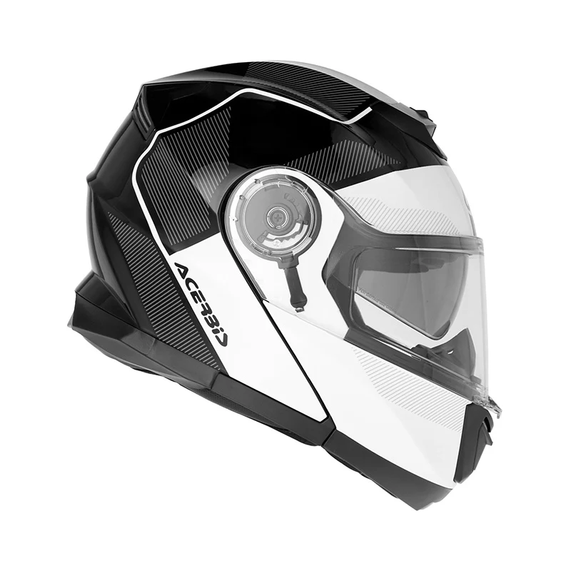 E-Gemarkeerd ACERBIS CASCO MODULEERBAAR SEREL 22.06 NEGRO BLANCO Negro