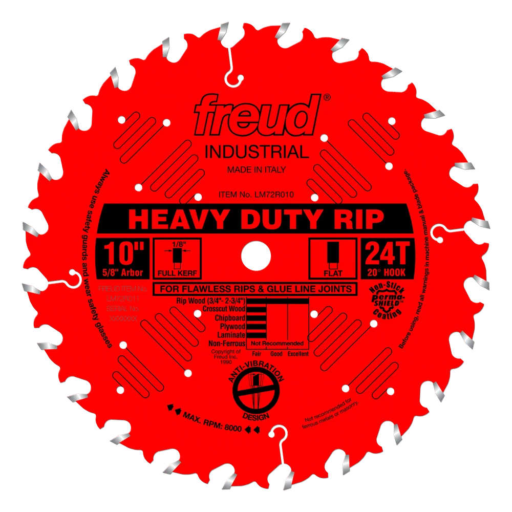 FREUD 10" Extra sterk Rip Blade