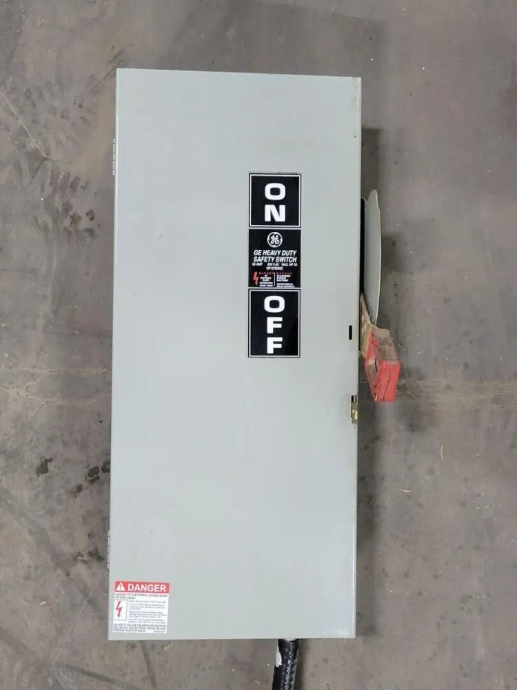 Industrieel Sterk Heavy Duty Safety Switch 60 Amp 600 VAC Max. 50 hp