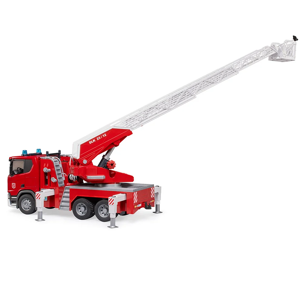 Industrieel Sterk Scania fire truck groot rotating ladder