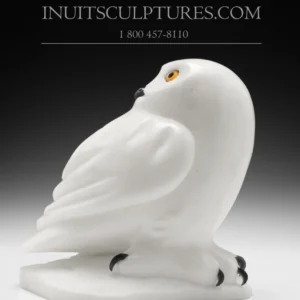 Industrieel Sterk 8" Sneeuwwit Owl Famous Manasie Akpaliapik