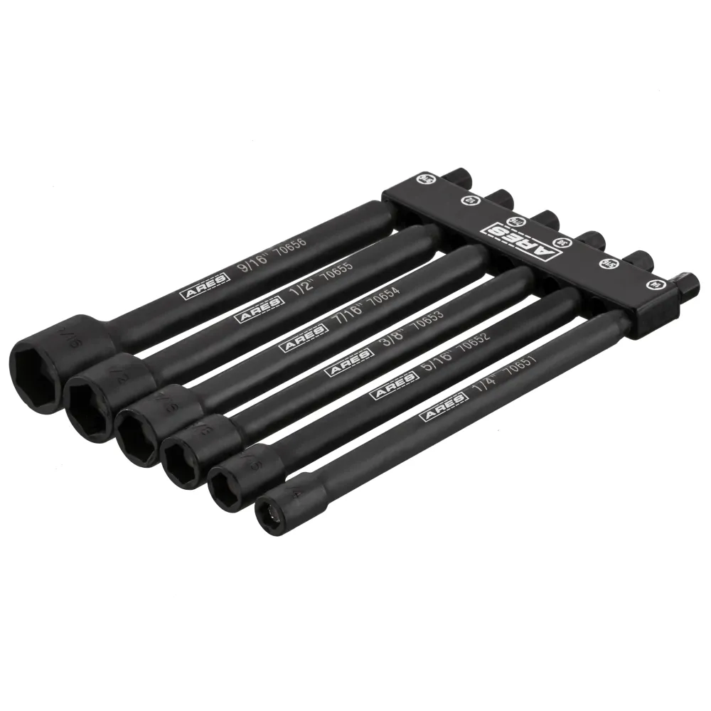 OEM Kwaliteit ARES 70650 - 6-Piece SAE Magnetic Impact Nut Driver Set