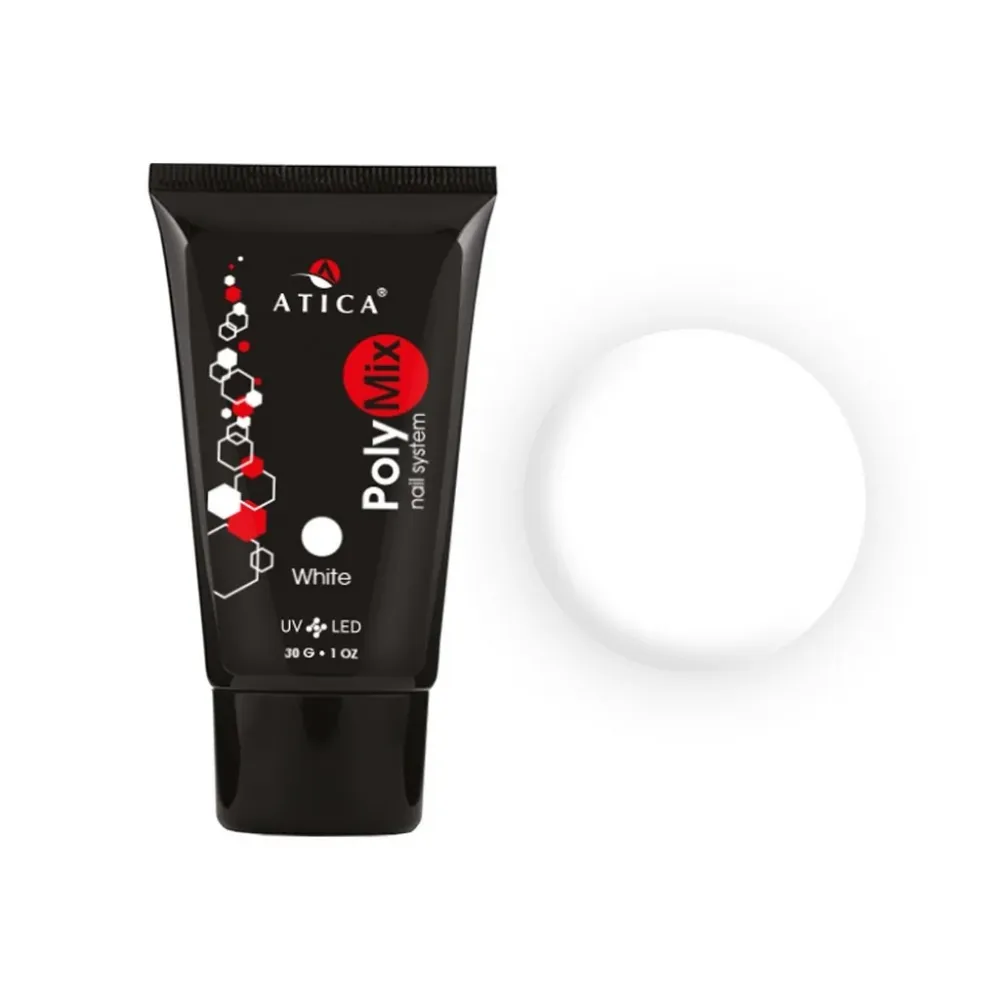 PolyGel PolyMix Sneeuwwit 30 ml Atica