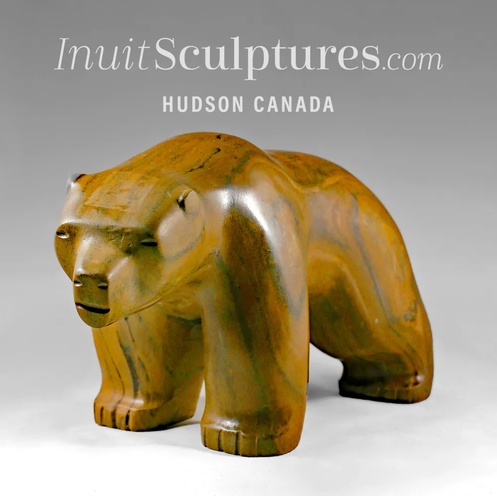 11" Walking Bear Louie Uttaq Gjoa Haven *Mighty*